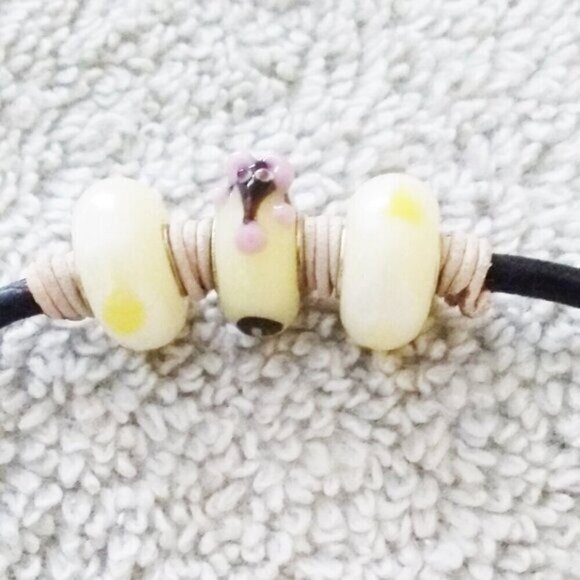 🎁☃️❄️ $10 Stocking Stuffers! Mouse + Rat Aficionados Handmade Lampwork Bracelet - Picture 7 of 10